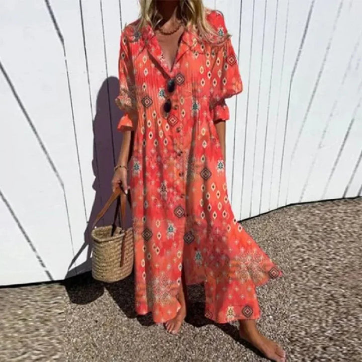 FloraLuxe | Luftiges und elegantes Sommerkleid für stilvolle Damen