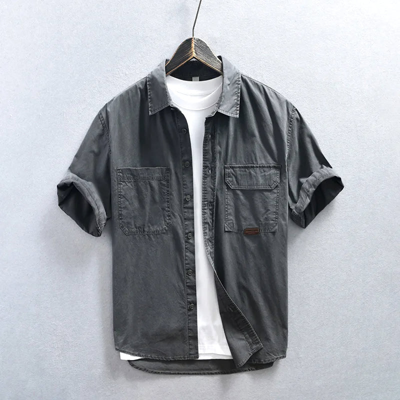 Manhattan | Cargo-Hemd im klassischen Retro-Design