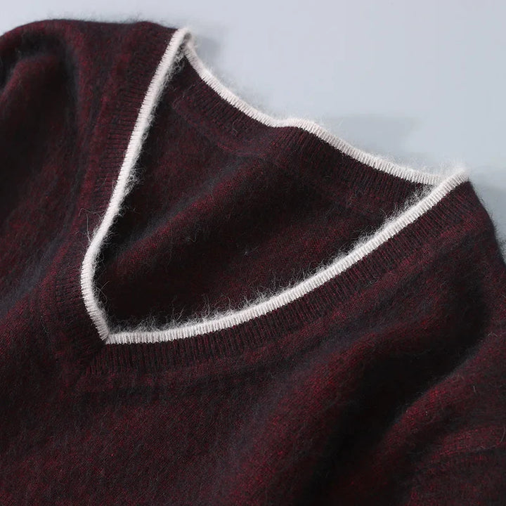 Herno | Warmer Kaschmirpullover mit Nerzanteil