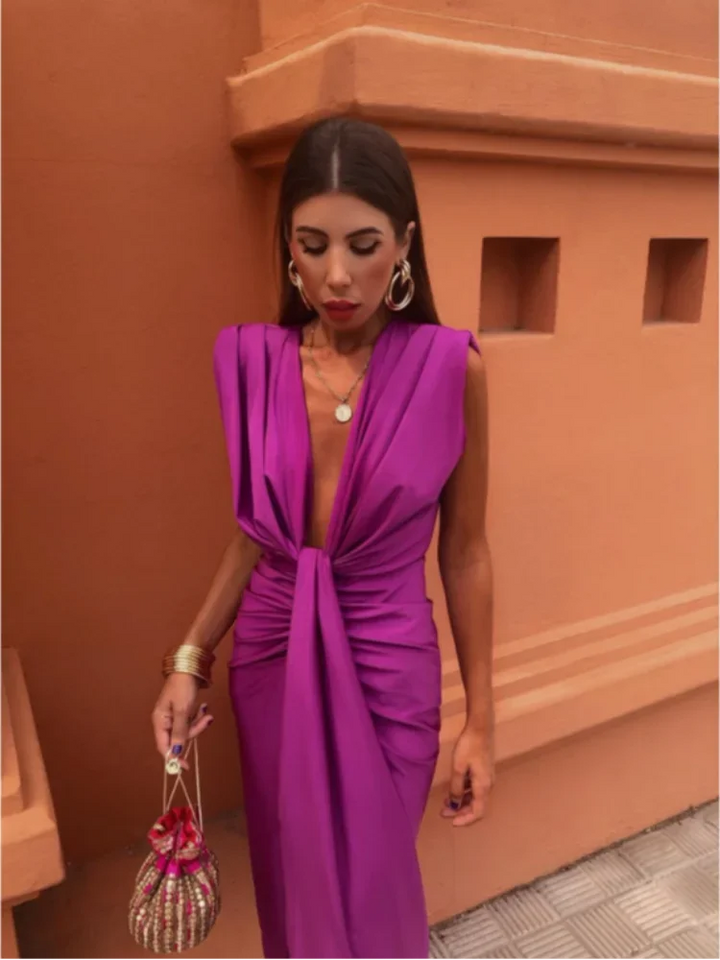 Serena | Partykleid mit tiefem Ausschnitt