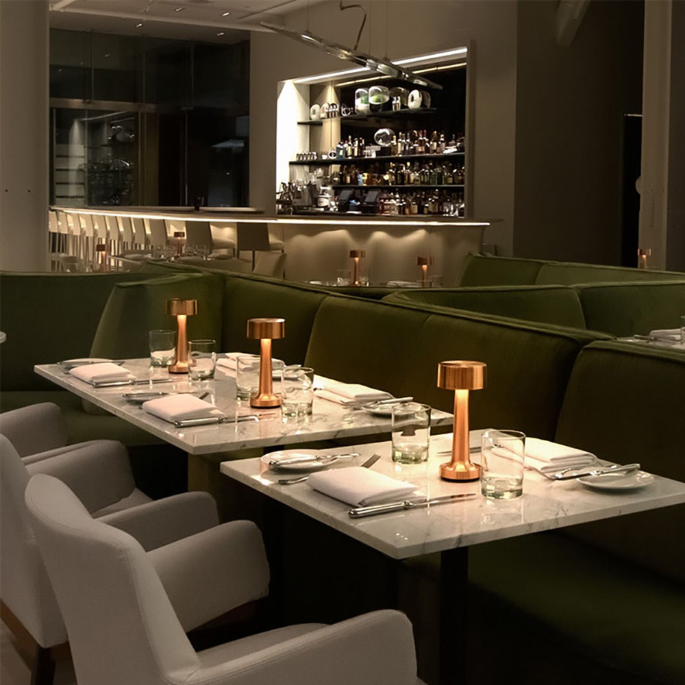 LED-Tischlampe für Restaurants, Bars und Cafés