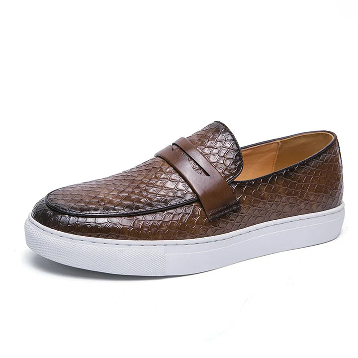 Heritage Mokassin Loafers aus Leder