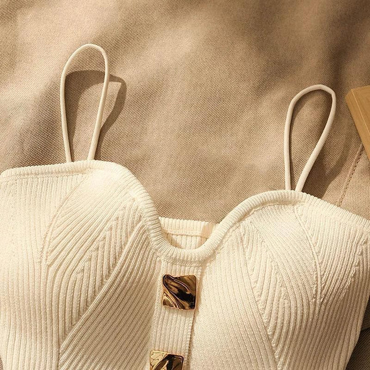 Geripptes Vogue | Top für moderne Outfits mit Statement-Charakter