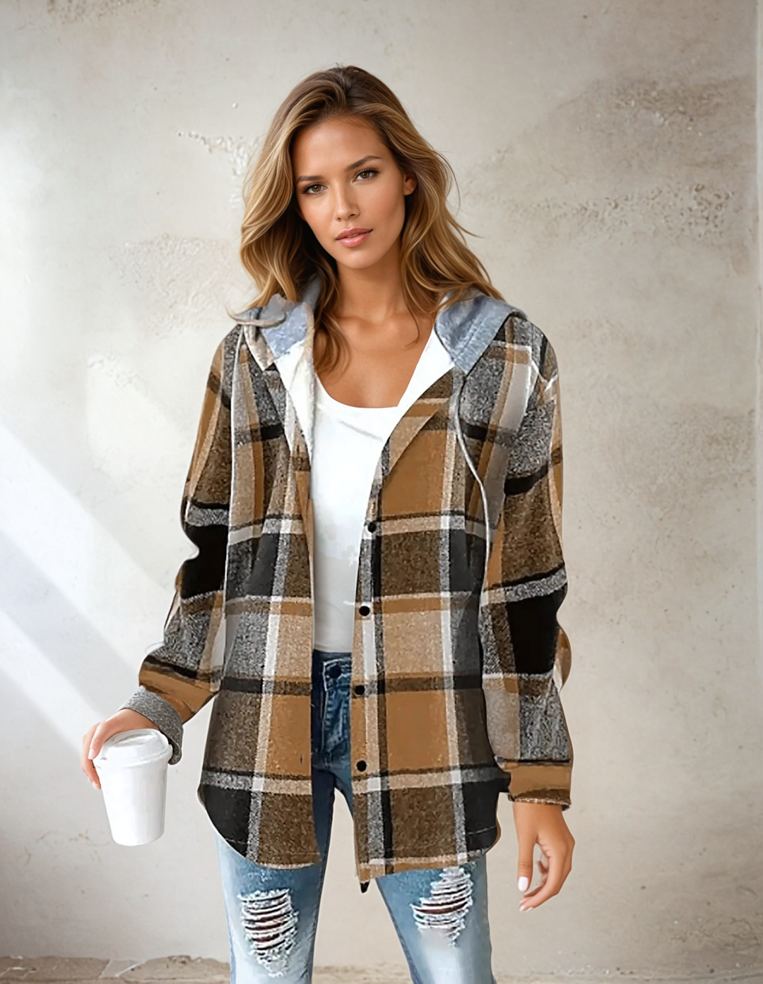 Maissie | Warme Herbstjacke mit klassischem Schnitt