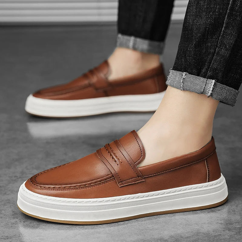 Heritage Mokassin Loafers aus Leder