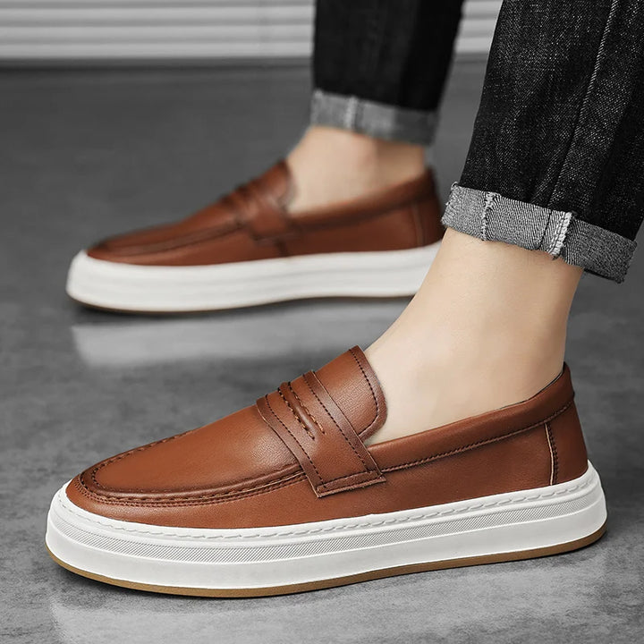 Heritage Mokassin Loafers aus Leder