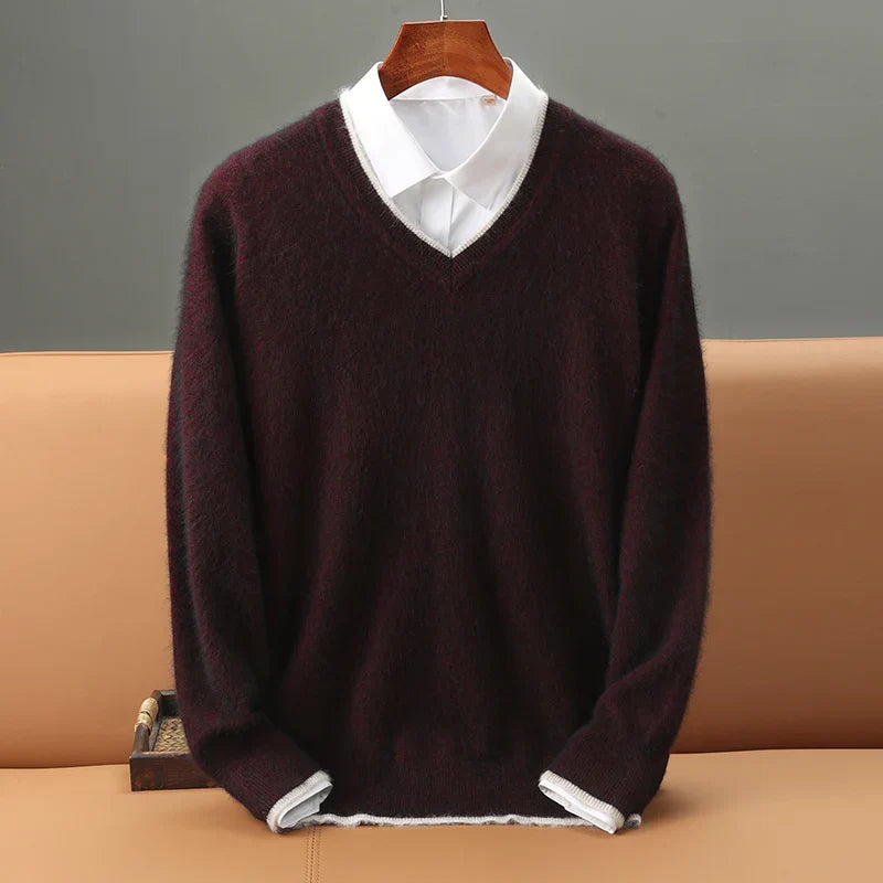 Herno | Warmer Kaschmirpullover mit Nerzanteil