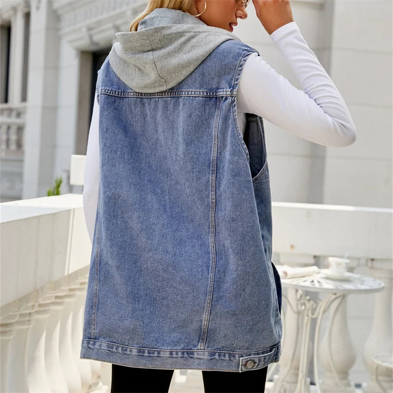 Juno | Klassische Jeansweste für den Übergang