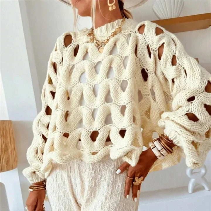 Valeria | Stilvoller Strickpullover Damen warm & weich