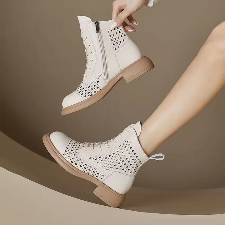 Modische Hohlstiefel mit bequemer Passform für Damen