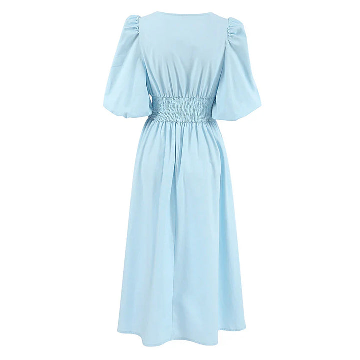 Smygur | Blaues Laternenkleid für besondere Anlässe