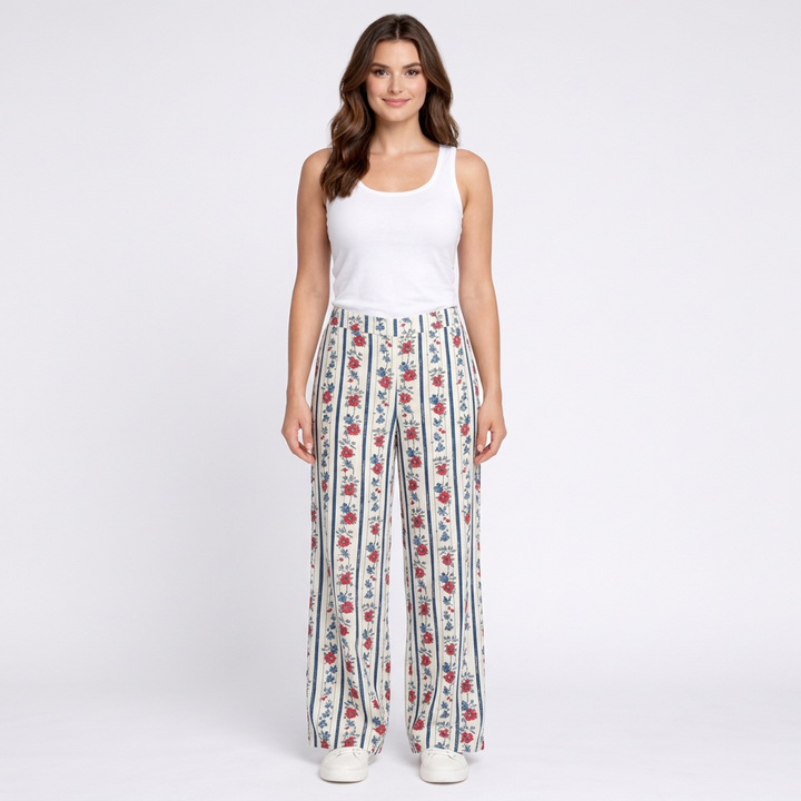 Sommerhose | Locker, bedruckt & mit Gummizug