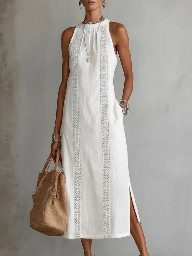 Ella | Modisches Midi Kleid Damen Chic