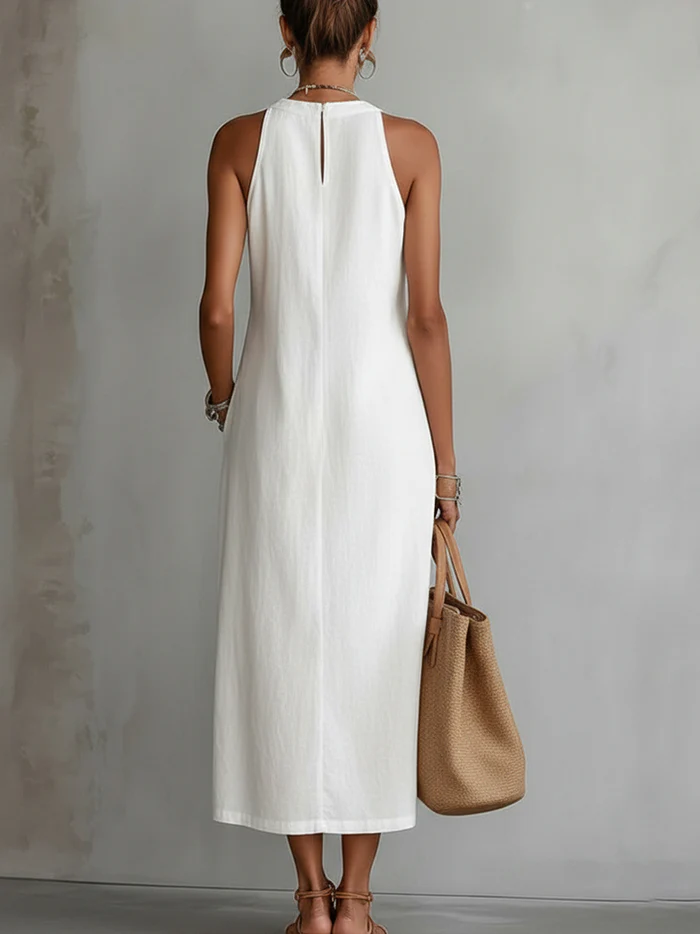 Ella | Modisches Midi Kleid Damen Chic