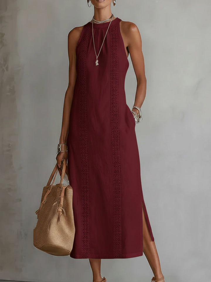 Ella | Modisches Midi Kleid Damen Chic