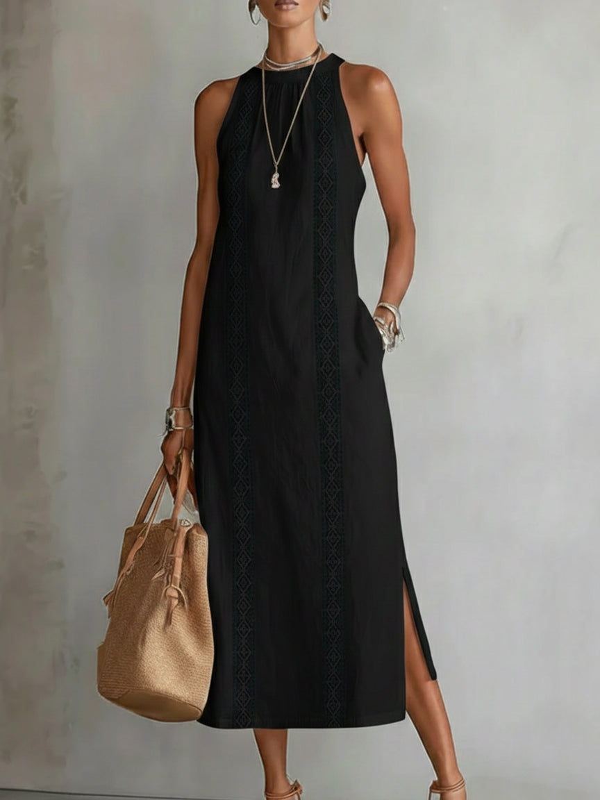 Ella | Modisches Midi Kleid Damen Chic