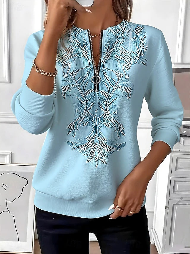 Nina | Halbzip-Jumper Damen cozy & komfortabel