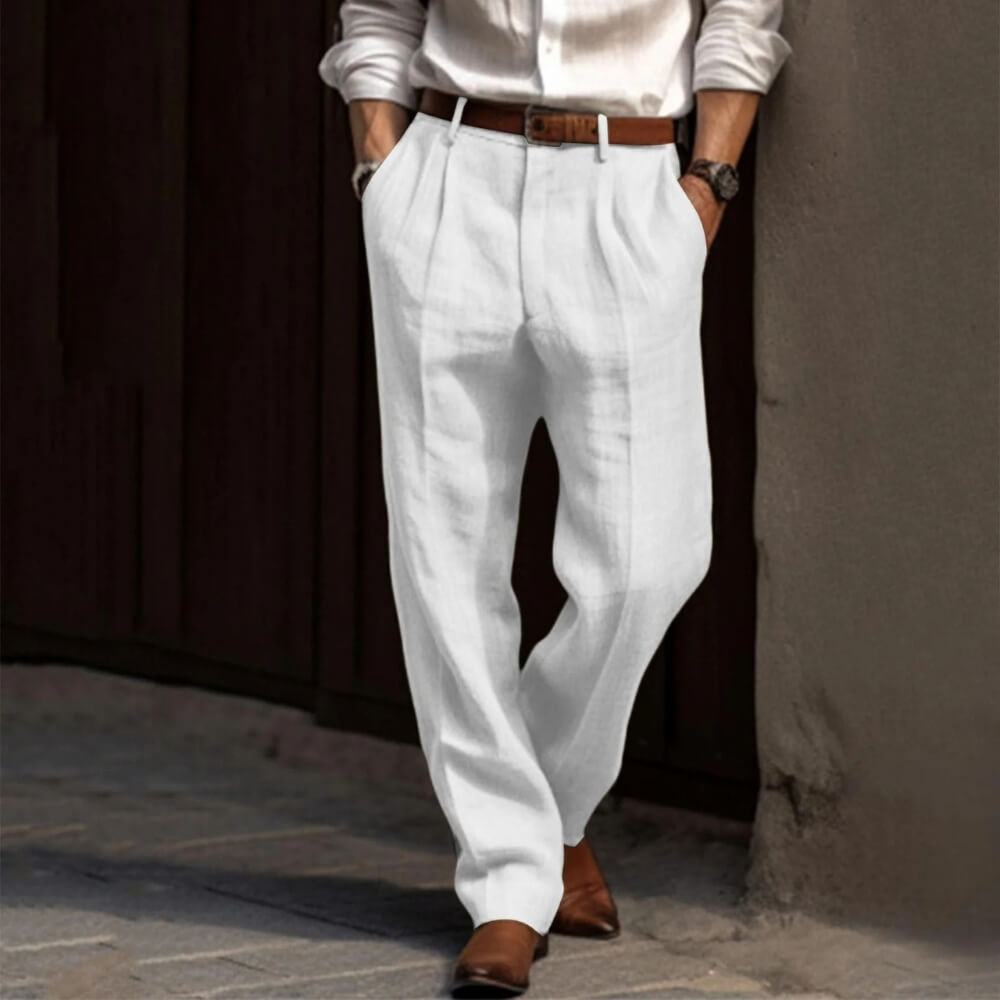 Felix | Herren Faltenhose in modernem Design