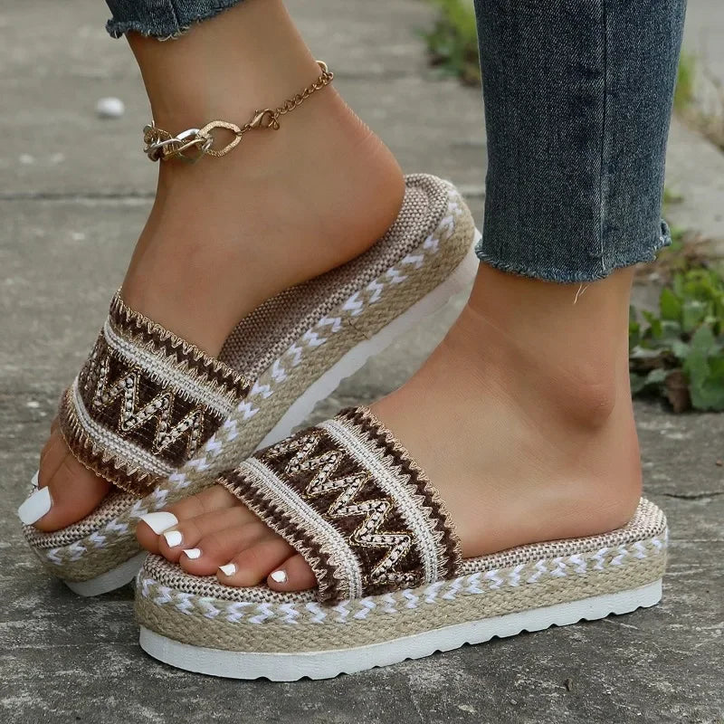 Rosie Sommerhausschuhe im Bohemian-Stil mit maximalem Komfort