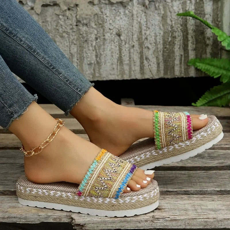 Rosie Sommerhausschuhe im Bohemian-Stil mit maximalem Komfort