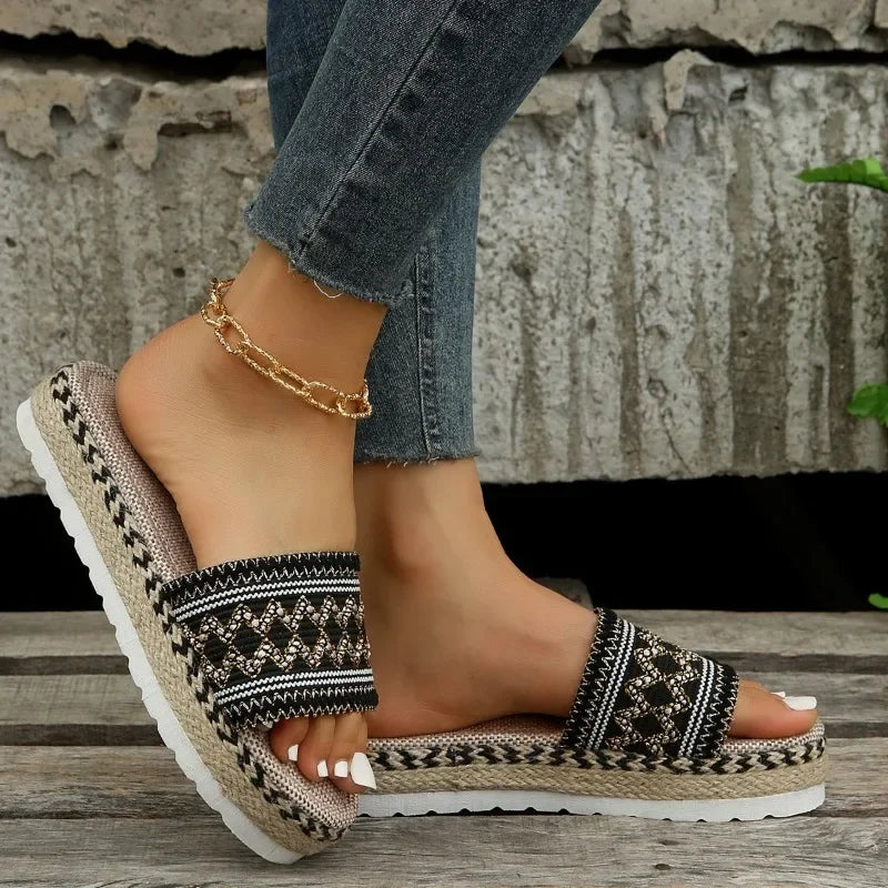 Rosie Sommerhausschuhe im Bohemian-Stil mit maximalem Komfort