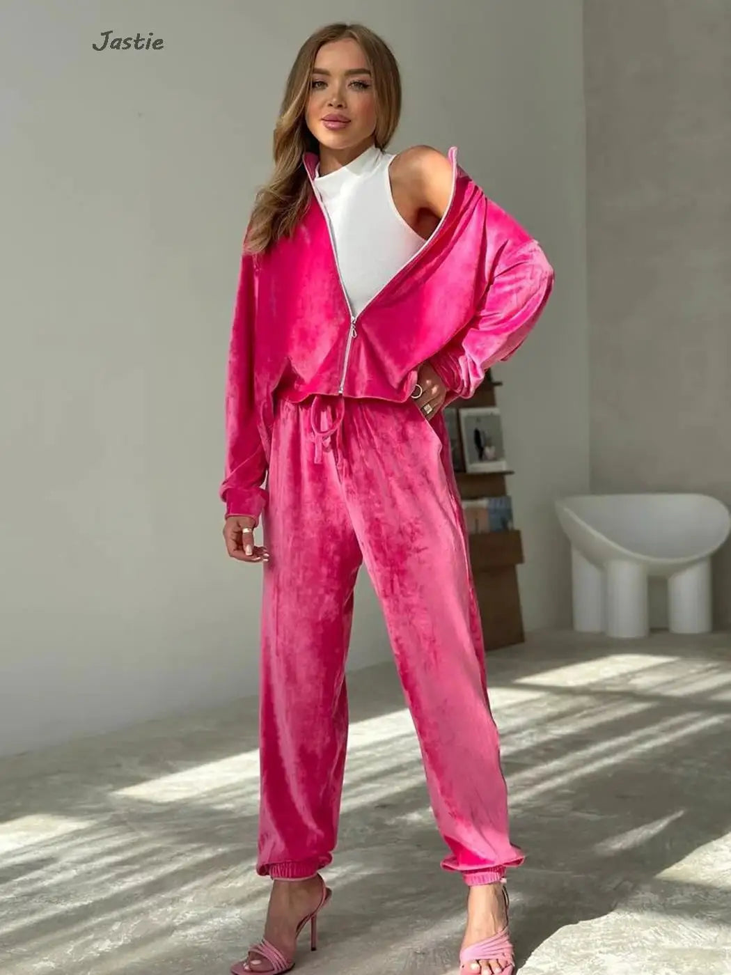 Modea Urban Chic Lounge Set mit weichem Stretchstoff