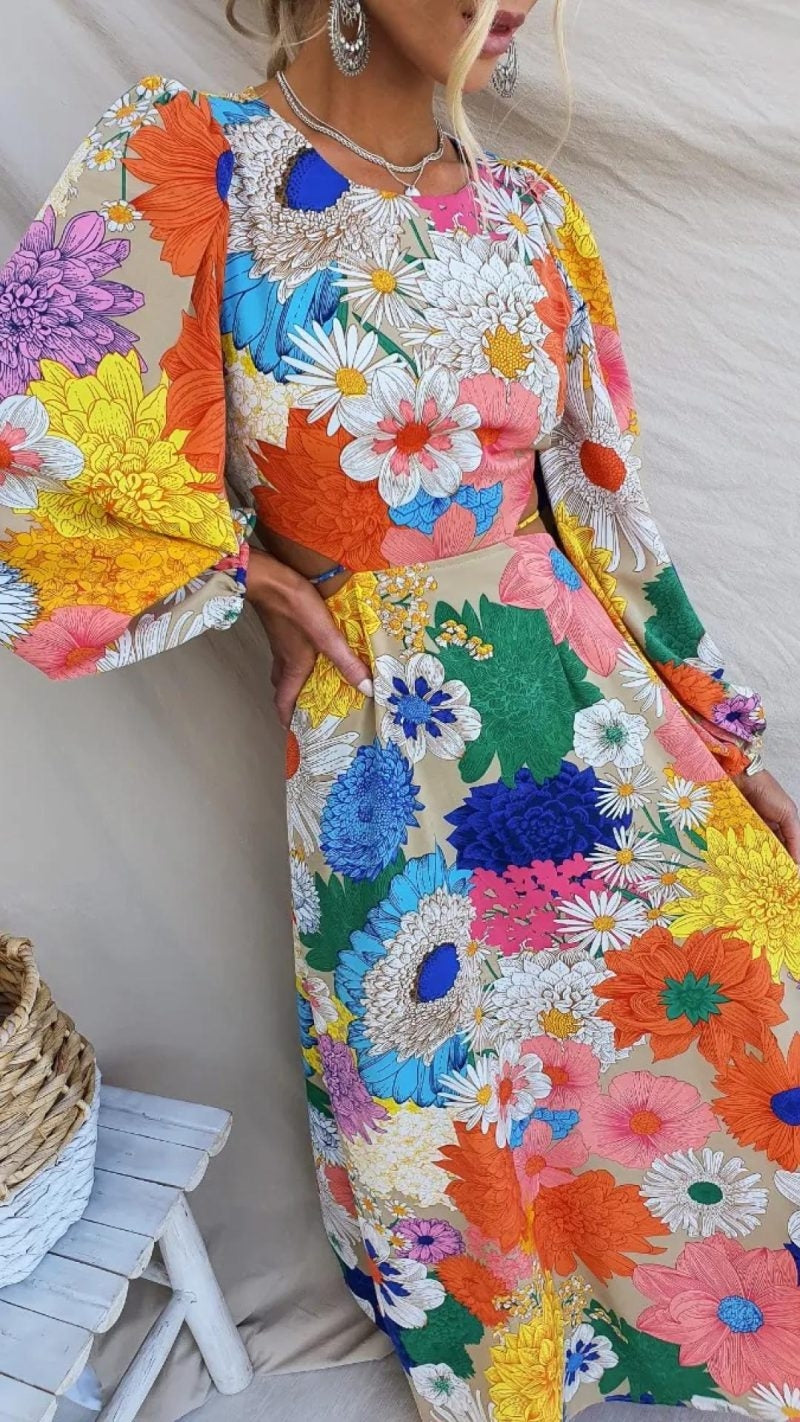 Marlea Modisches Blumenkleid für sonnige Tage