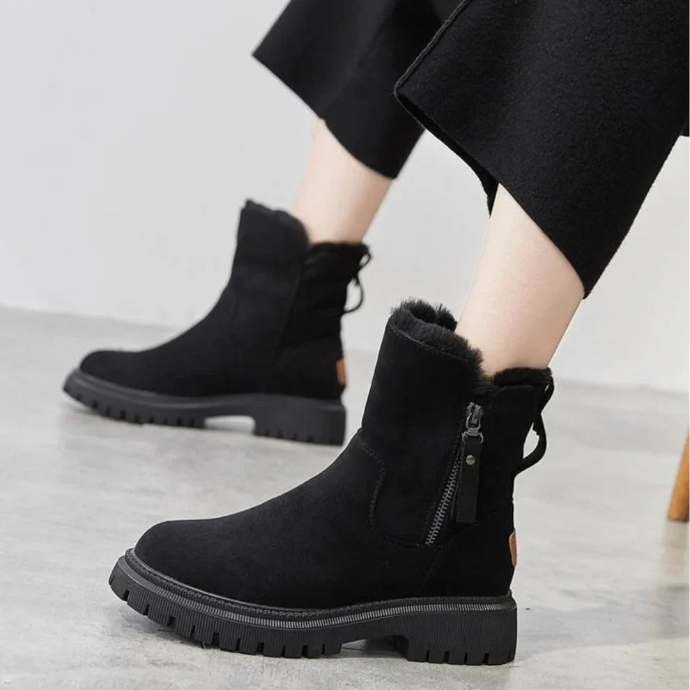 Alice | Plüschstiefel für Damen im Winterdesign