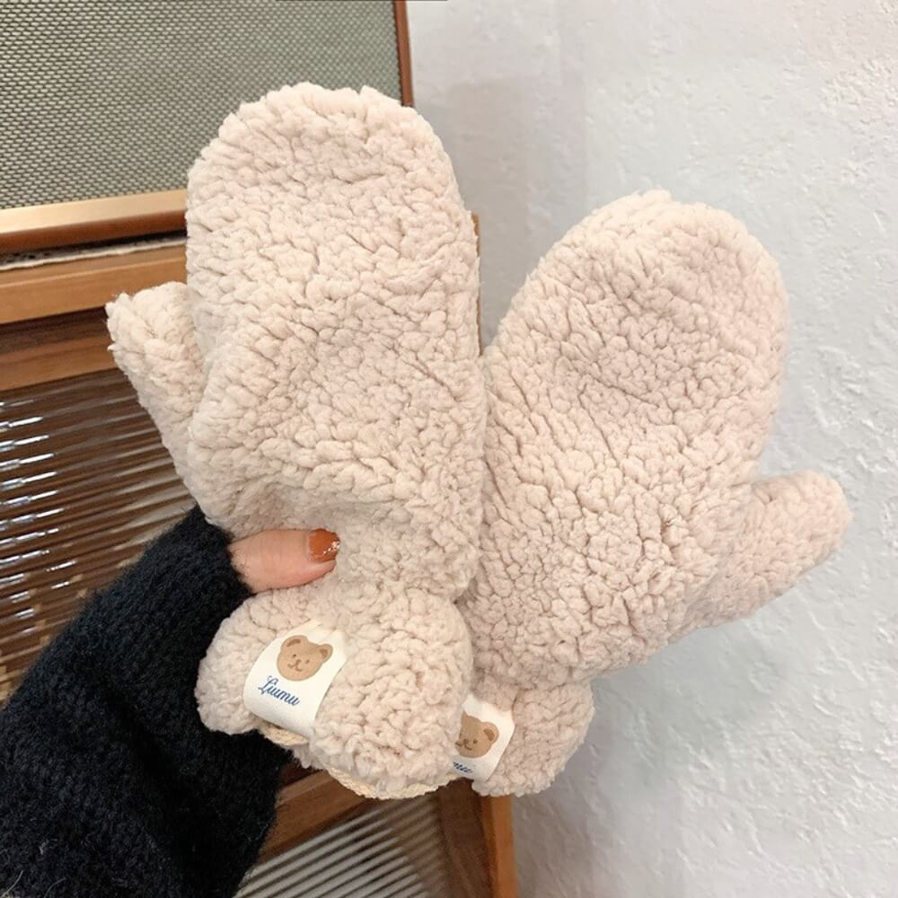 Teddy | Flauschiger Handwärmer für kalte Tage mit wärmender Innenseite