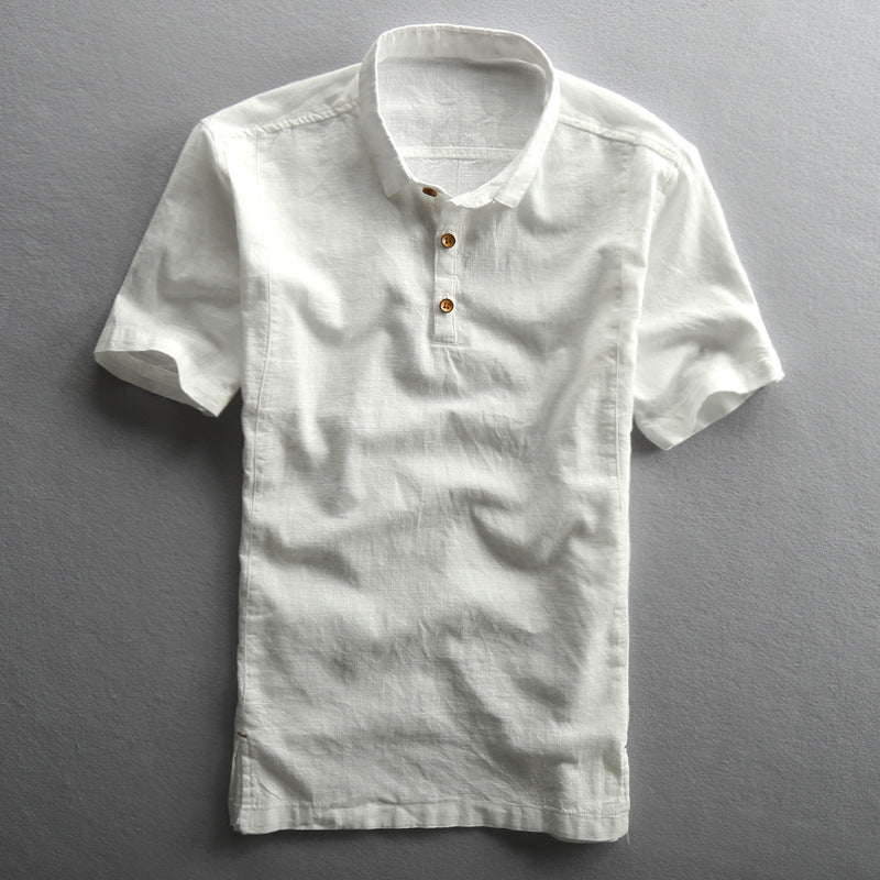 Theodore Willow | Leinenhemd mit Muster