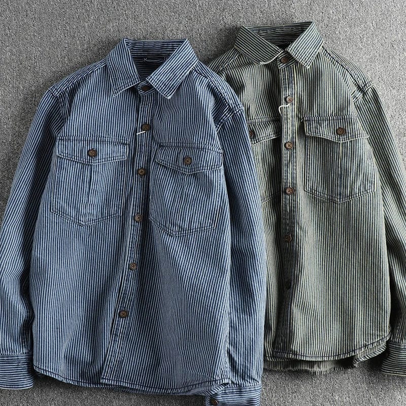 Daan | Robustes Premium-Denim-Hemd für Herren