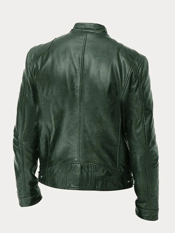 Adrian | Die ikonische lässige Lederjacke für Herren