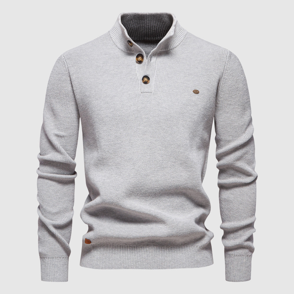 Tom Rains Classic Summit Pullover mit Strukturmuster