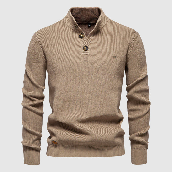 Tom Rains Classic Summit Pullover mit Strukturmuster