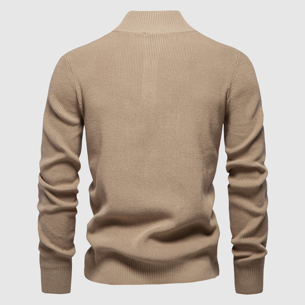 Tom Rains Classic Summit Pullover mit Strukturmuster