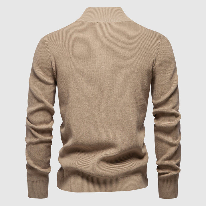 Tom Rains Classic Summit Pullover mit Strukturmuster