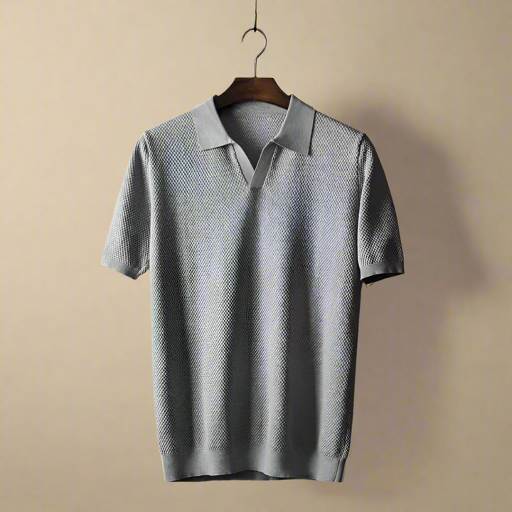 MAXIMILIAN COLE PIQUÉ-STRICK-POLO