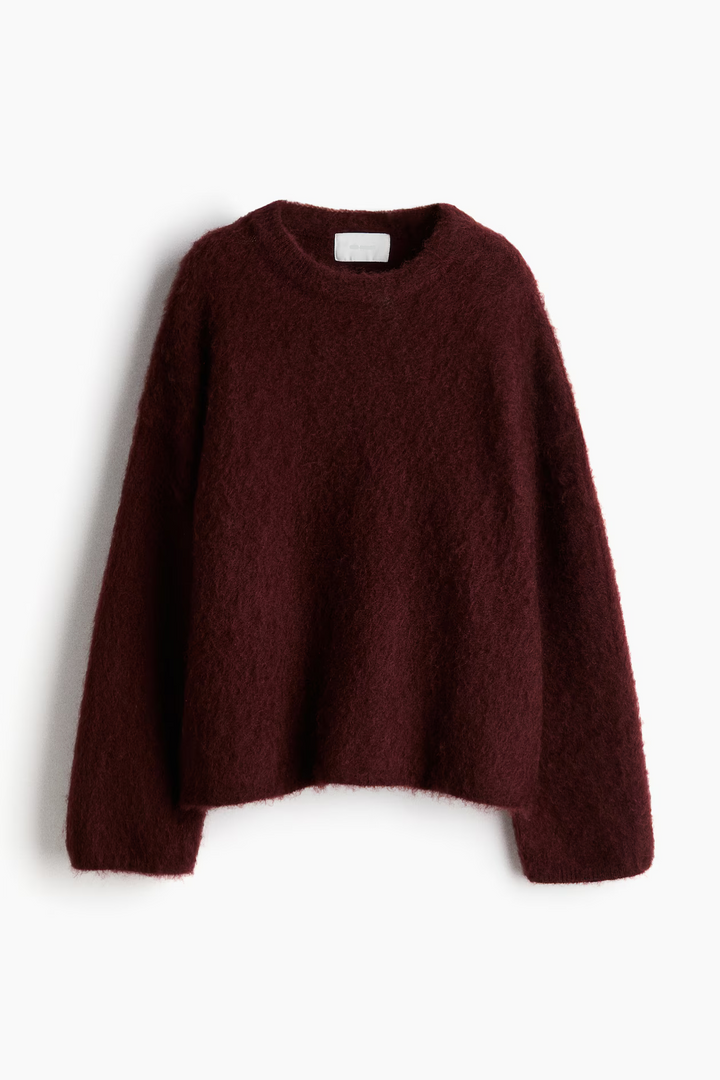 Clara | Kuscheliger Mohair-Pullover mit Rundhals