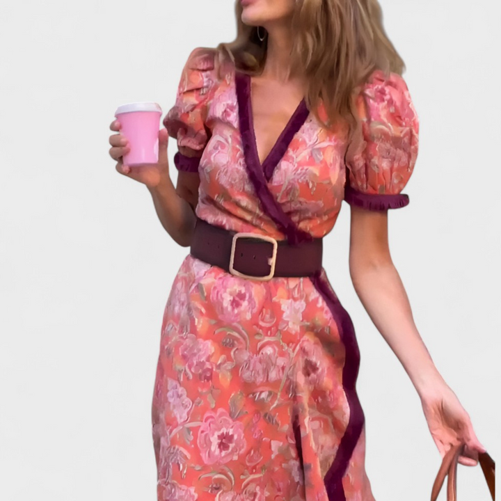 Anna | Elegantes Blumenkleid