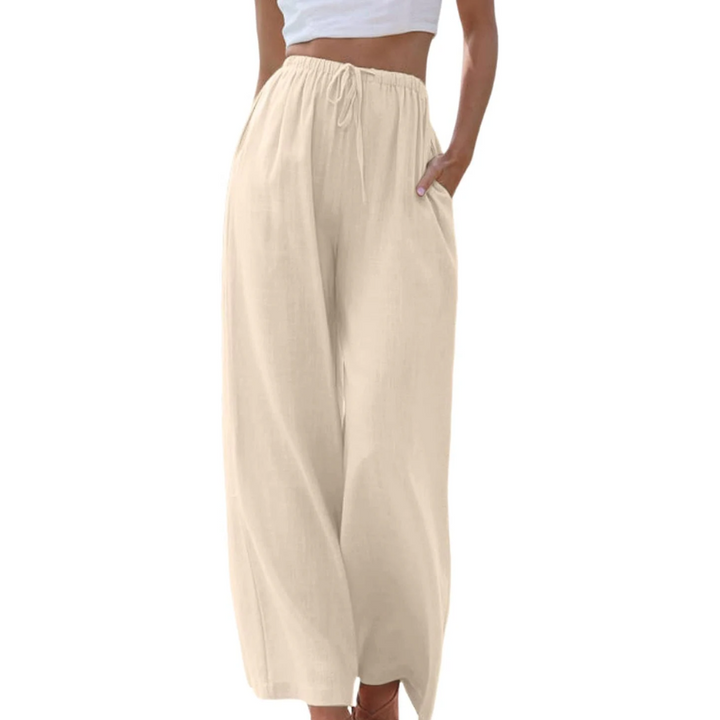 Adeline | Bequeme Baumwoll-Leinenhose mit Eleganz