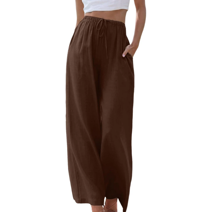 Adeline | Bequeme Baumwoll-Leinenhose mit Eleganz