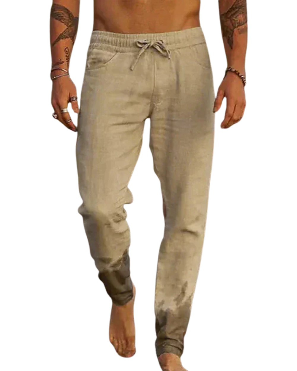Livia | Stilvolle Herren Leinen-Strandhose