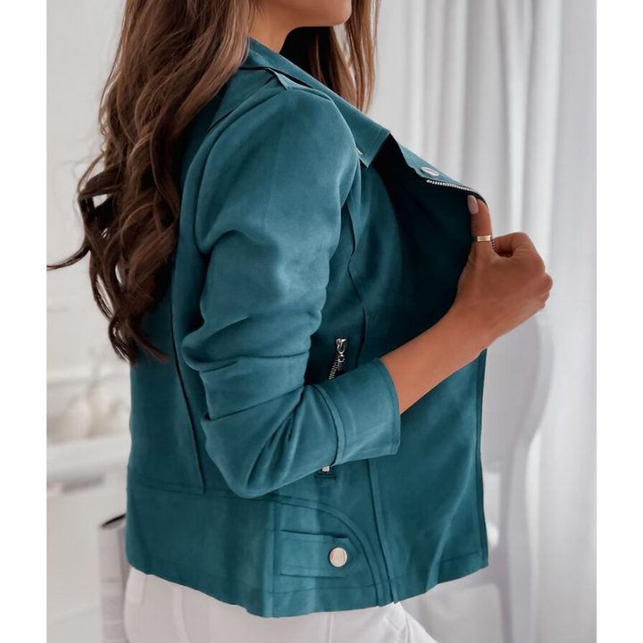 Gitte | Wildlederjacke für stilvolle Tage im Frühling und Herbst