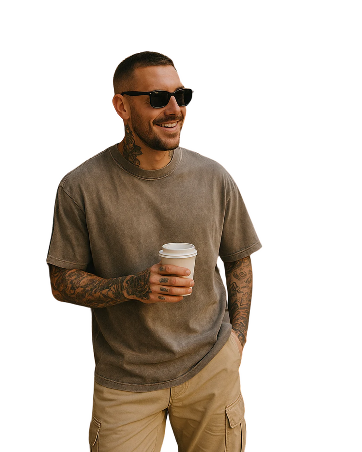 Finn | Lässiges Herren Oversized Baumwollshirt Set – 3er-Pack