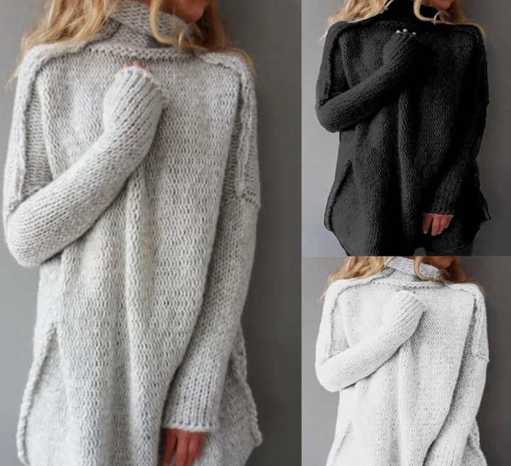 VINCI | Bequemer Rollkragenpullover mit Struktur