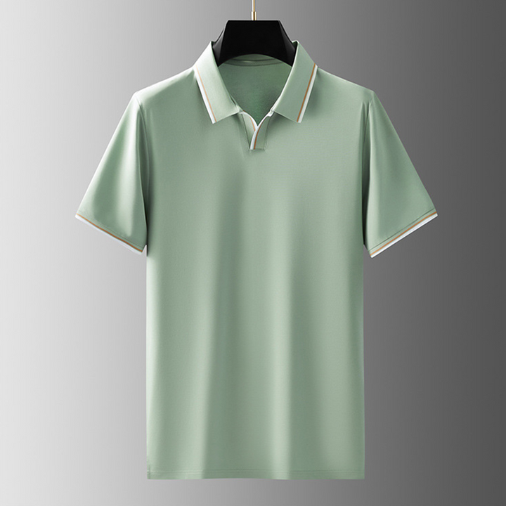 Seidenbreeze Poloshirt für elegante Sommerlooks