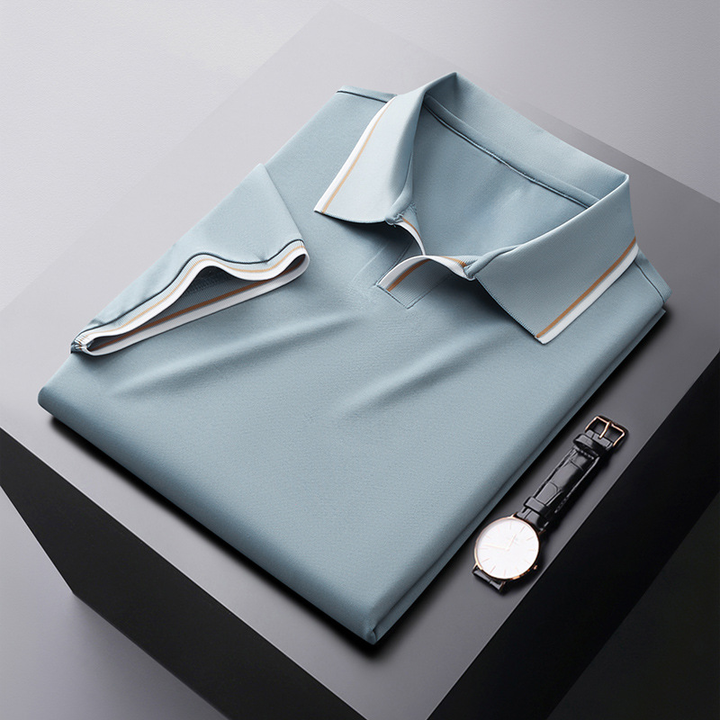 Seidenbreeze Poloshirt für elegante Sommerlooks