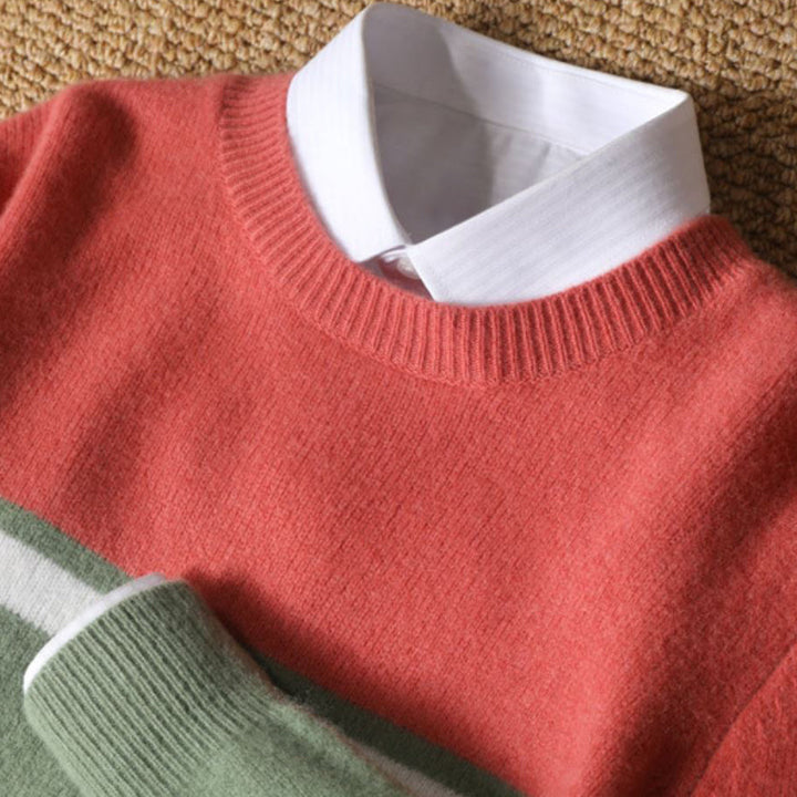 Victor Duval Richmond Pullover mit Rundhalsausschnitt