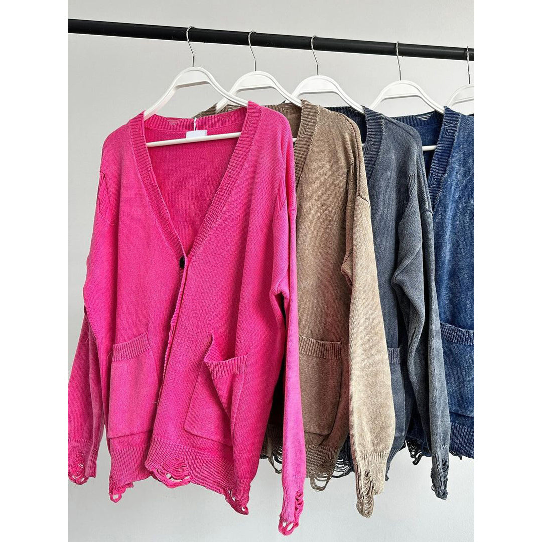 Vivian Prescott | Distressed Vintage Strickjacke