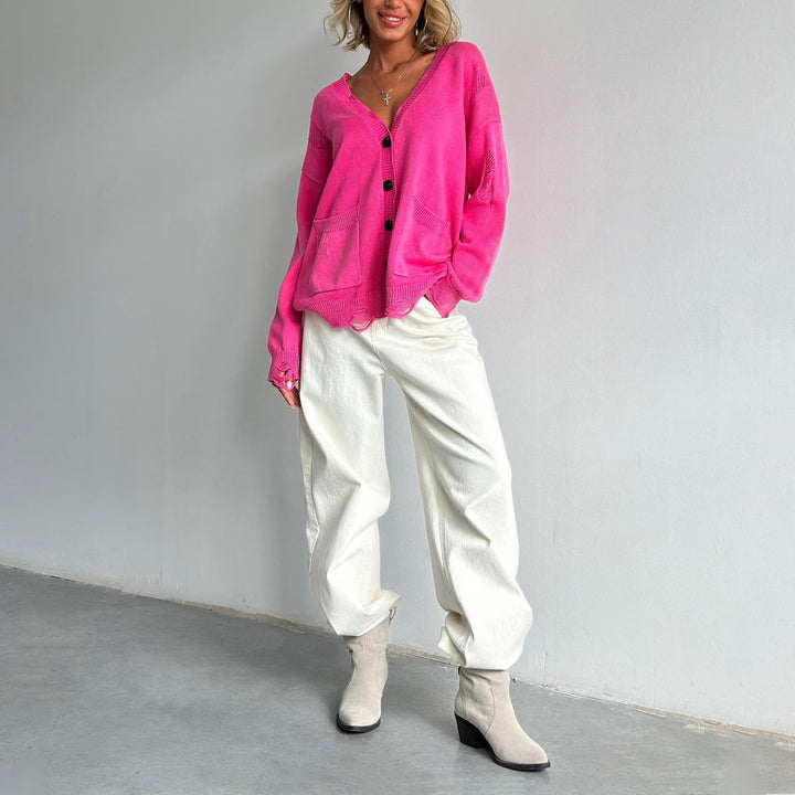 Vivian Prescott | Distressed Vintage Strickjacke